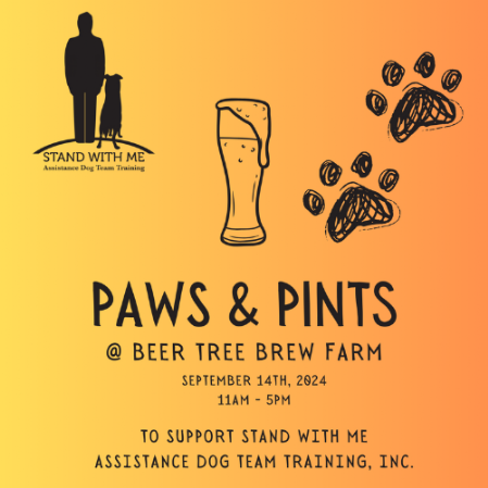 Paws and Pints at Beer Tree Brew Farm